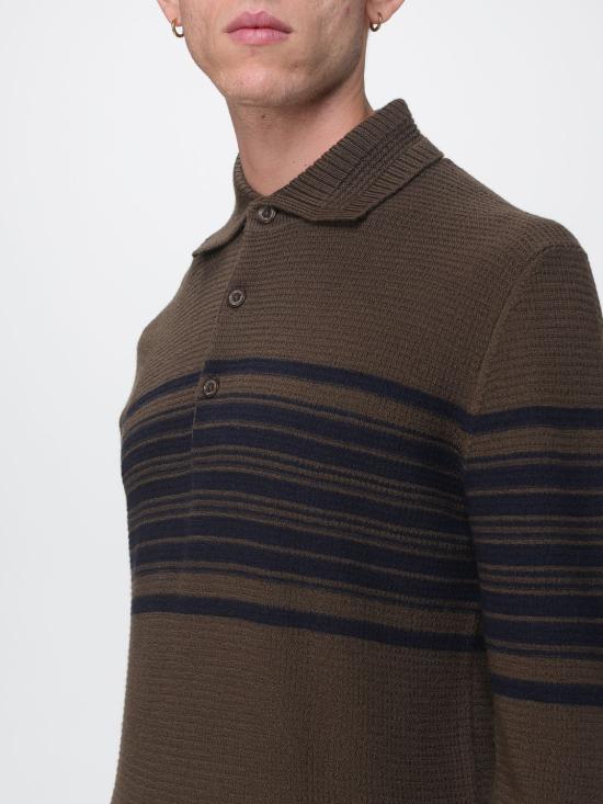 26FW 파올로 페코라 폴로 티셔츠 A036F009 R261 Brown - PAOLO PECORA