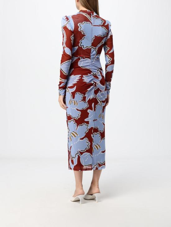 26FW 다이앤 본 퍼스텐버그 롱 원피스 D523AMESH CRGMT Multicolor - DIANE VON FURSTENBERG