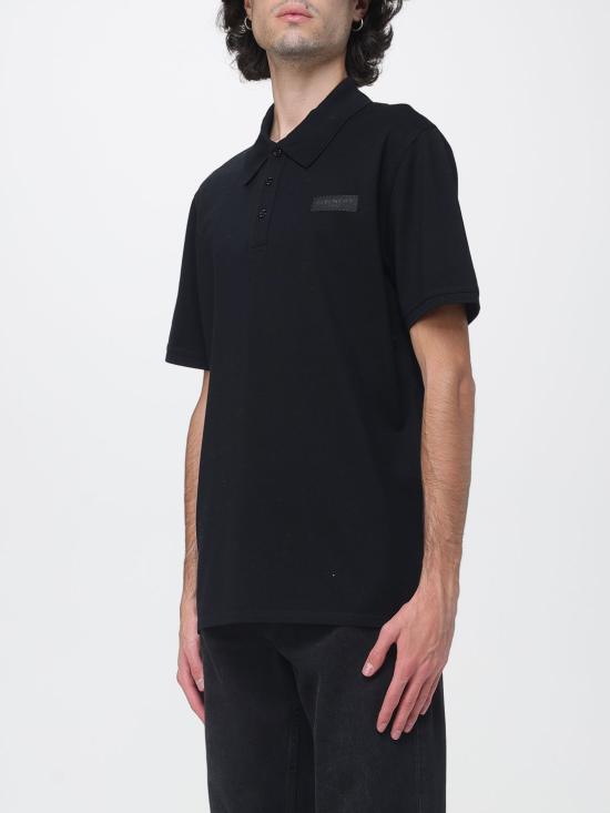 26FW 지방시 폴로 티셔츠 BML00G3YTX 001 Black - GIVENCHY