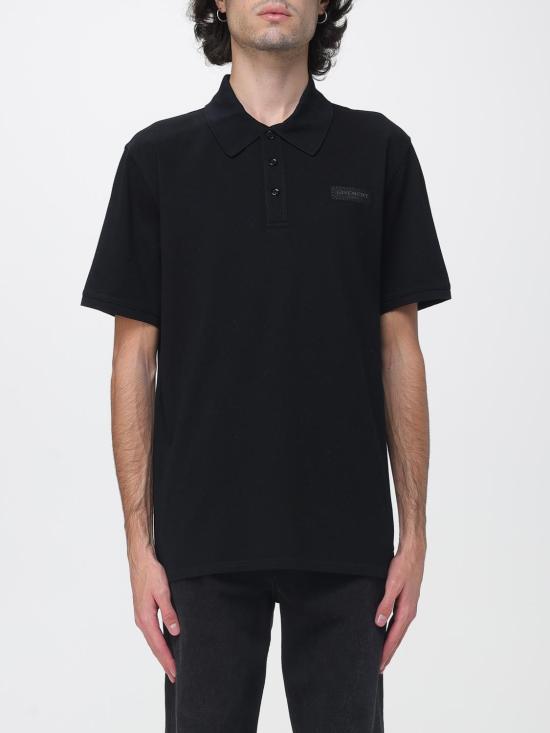 26FW 지방시 폴로 티셔츠 BML00G3YTX 001 Black