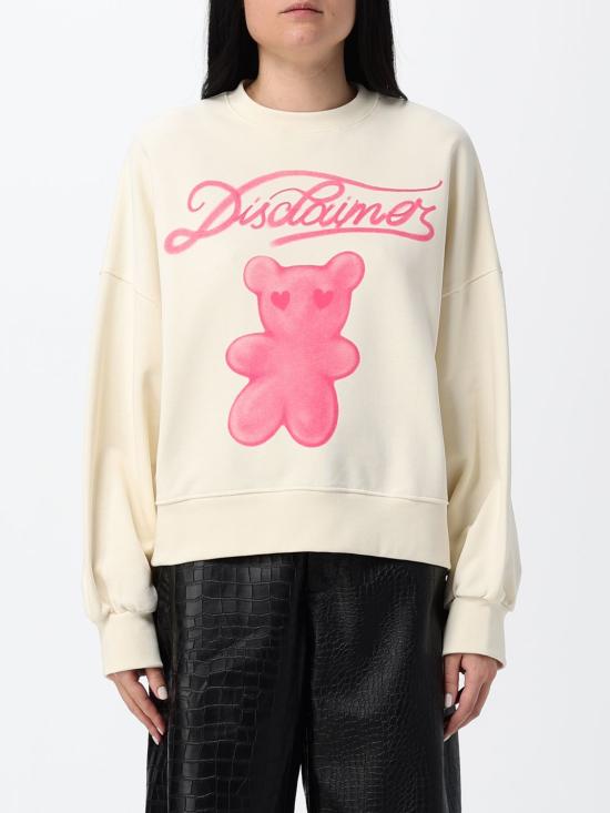 26FW 디스클레이머 스웨터 55893 LATTE Yellow Cream