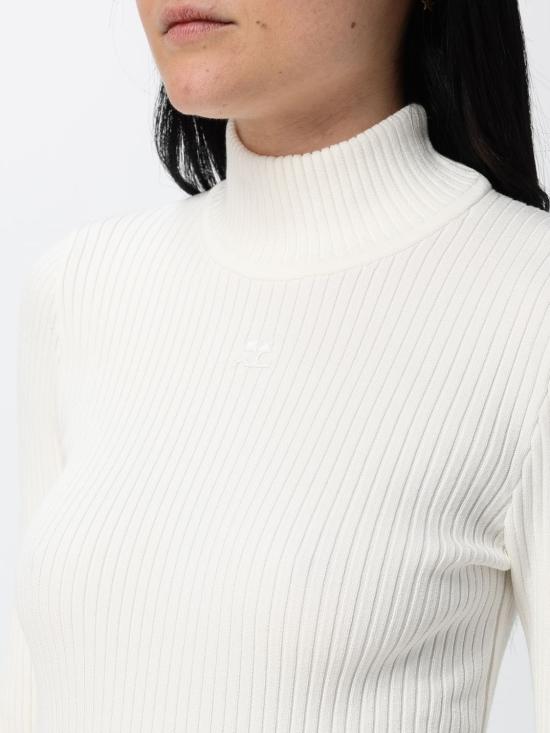 26FW 쿠레쥬 탑 PERMPU022FI0001 0001 White - COURREGES