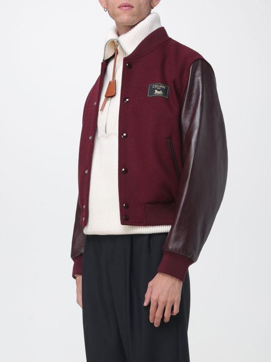 26FW 셀린느 자켓 RV1WC896C 28BX Burgundy - CELINE
