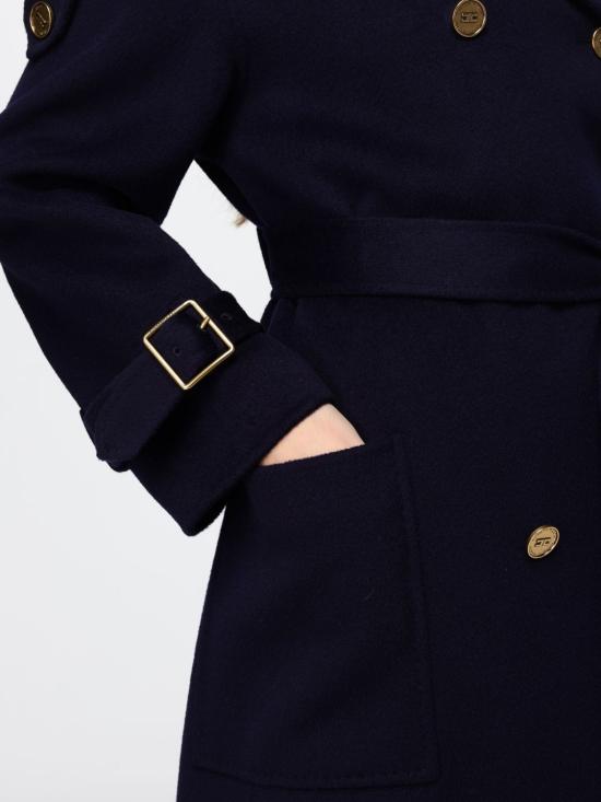 26FW 엘리자베타프랜치 코트 CP02D68E2 H88 Blue - ELISABETTA FRANCHI