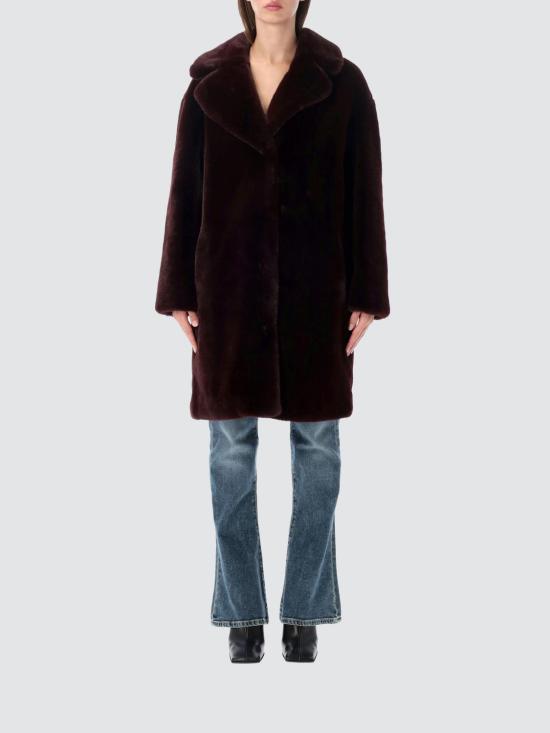 26FW 스탠드스튜디오 코트 61137907029 750 Burgundy