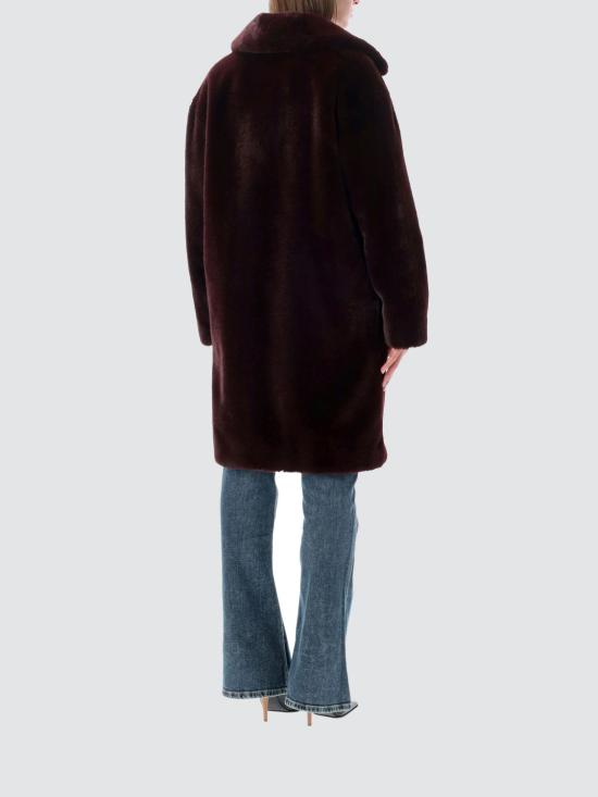 26FW 스탠드스튜디오 코트 61137907029 750 Burgundy - STAND