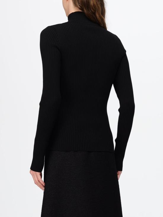 26FW 쿠레쥬 탑 PERMPU022FI0001 9999 Black - COURREGES