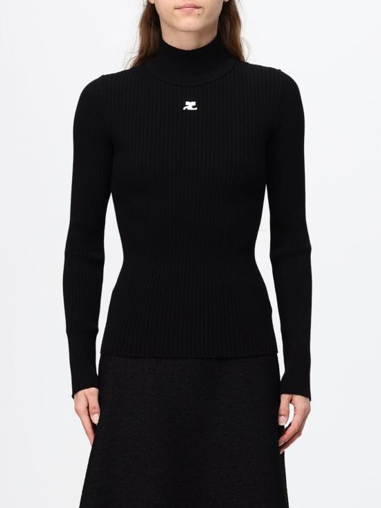 26FW 쿠레쥬 탑 PERMPU022FI0001 9999 Black