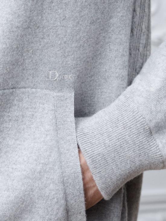 26FW 디올 후드 티셔츠 683M209A0042 878 Grey - DIOR