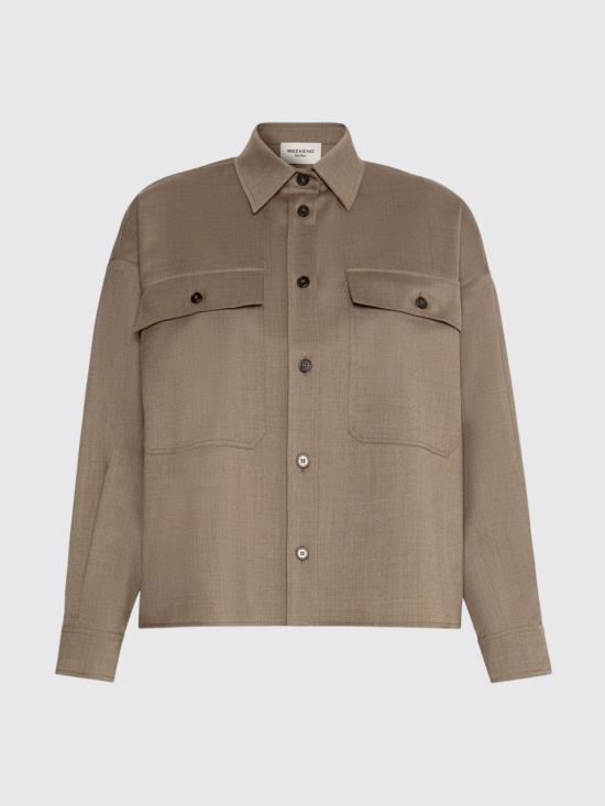 26FW 위켄드막스마라 자켓 2625046092600 001 Brown