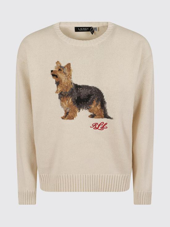 26FW 랄프 로렌 스웨터 200B27841 001 White - RALPH LAUREN