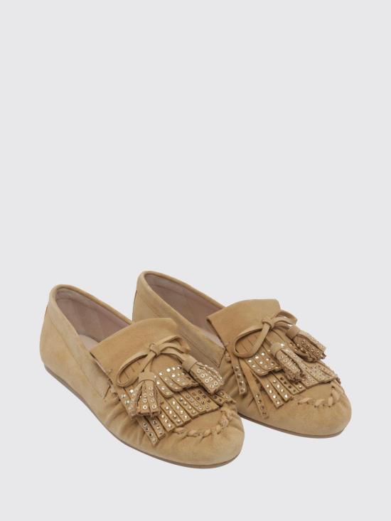 26FW 스튜어트 와이츠먼 로퍼 SO285 Z4G Beige - STUART WEITZMAN