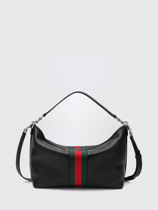 26FW 구찌 메가 웹 트레이드마크 미디움 크로스바디백 A006N9AAHAL 1053 Black - GUCCI