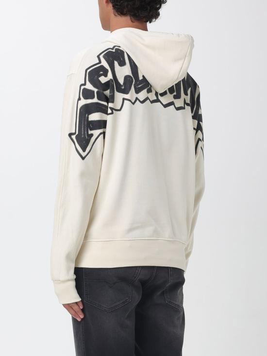 26FW 디스클레이머 후드 티셔츠 55700 LATTE ST NERA Yellow Cream - DISCLAIMER