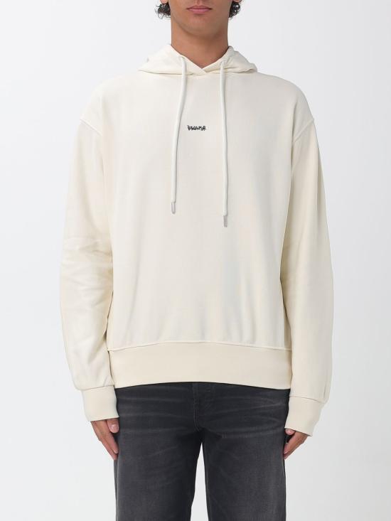 26FW 디스클레이머 후드 티셔츠 55700 LATTE ST NERA Yellow Cream