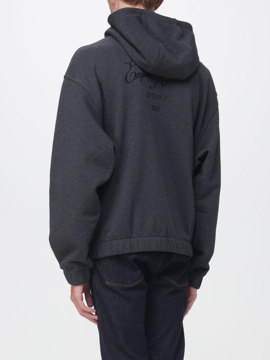 26FW 엠포리오 아르마니 후드 티셔츠 EM006817AF13713 UA083 Charcoal - EMPORIO ARMANI