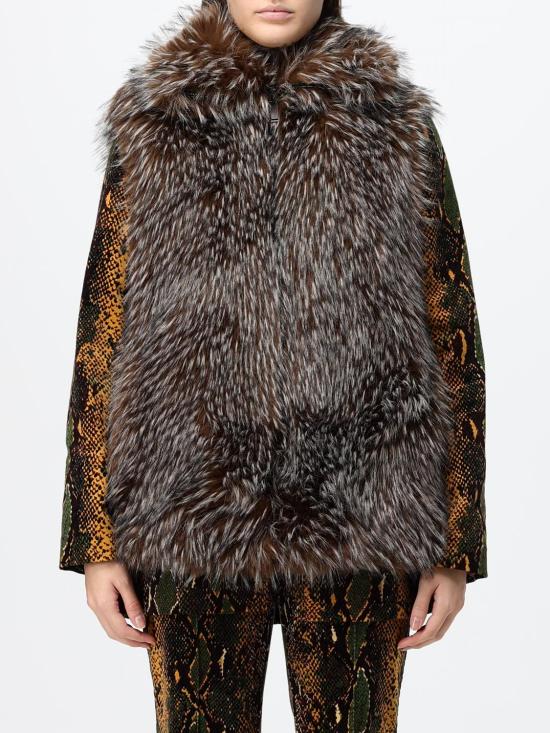 26FW 다이앤 본 퍼스텐버그 코트 O052AFFUR LLION Natural