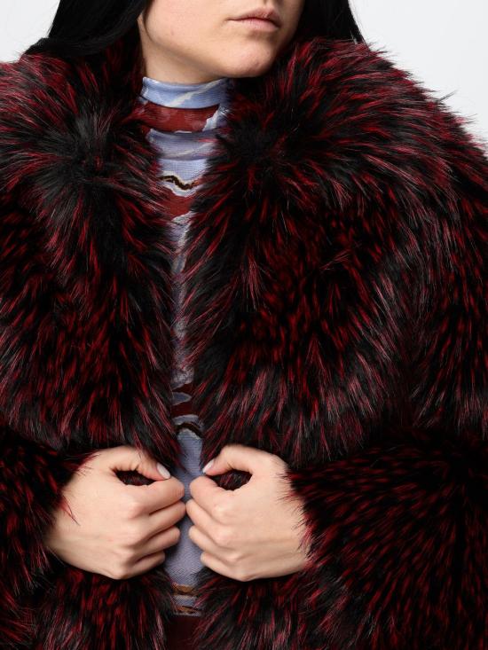 26FW 다이앤 본 퍼스텐버그 코트 O051AFUR TITRD Burgundy - DIANE VON FURSTENBERG