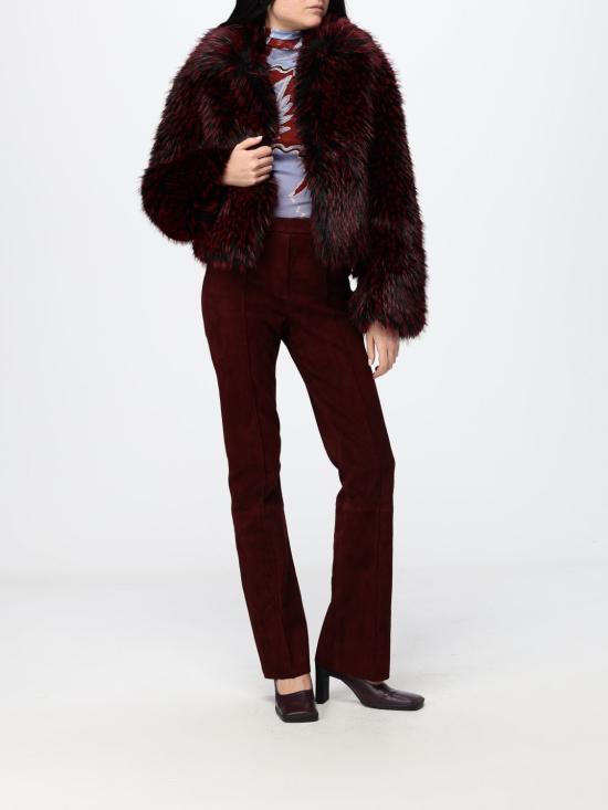 26FW 다이앤 본 퍼스텐버그 코트 O051AFUR TITRD Burgundy - DIANE VON FURSTENBERG
