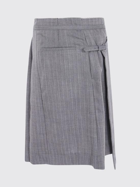26FW 드리스 반 노튼 스커트 2620209334042 801 Grey - DRIES VAN NOTEN