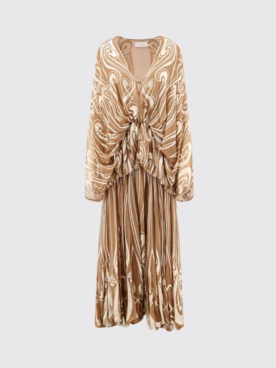 26FW 짐머만 롱 원피스 0547DF263 TNAN Beige - ZIMMERMANN
