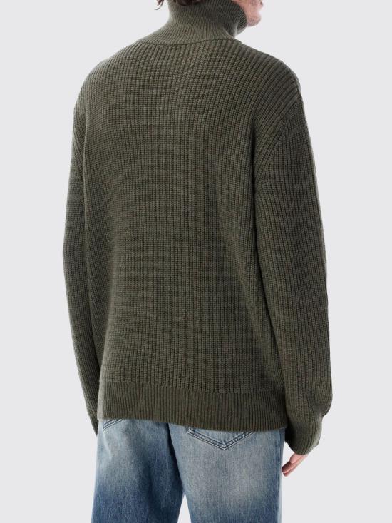 26FW 아페쎄 집업 니트 H23505WVAXU JAA Kaki - A.P.C.