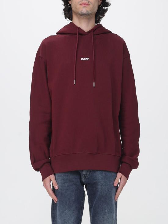 26FW 디스클레이머 후드 티셔츠 55700 BORDEAUX Burgundy