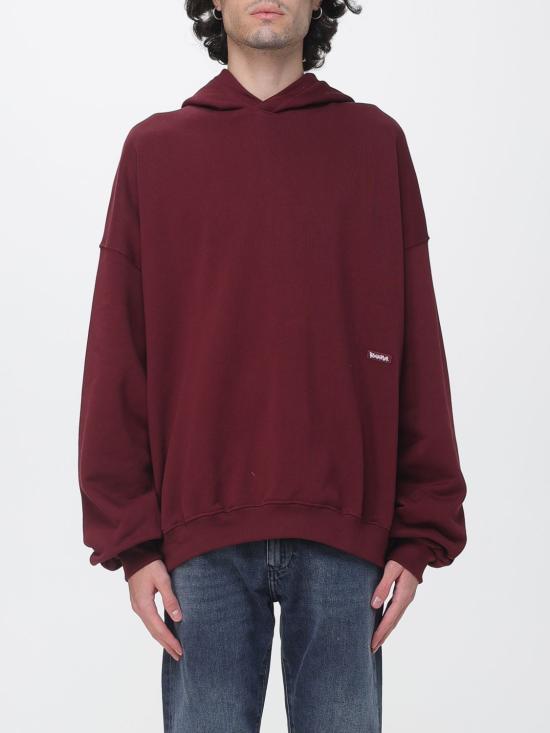 26FW 디스클레이머 후드 티셔츠 55715 BORDEAUX Burgundy