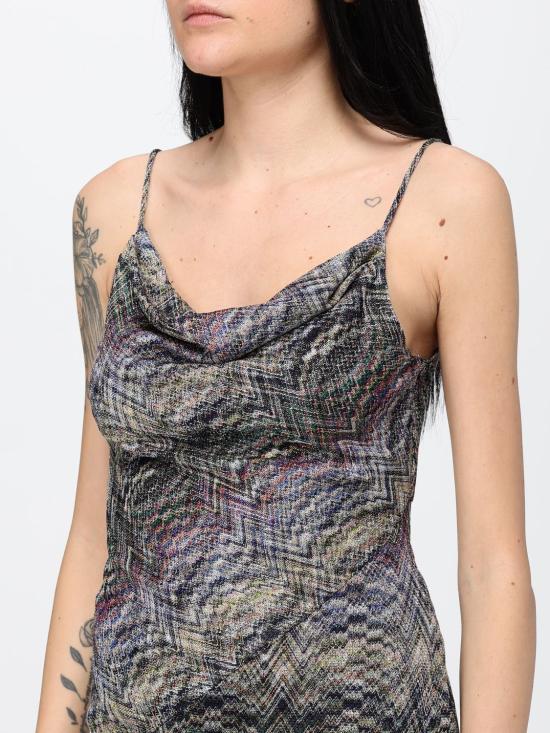 26FW 미소니 롱 원피스 DS26WG22BR015S SMSON Multicolor - MISSONI