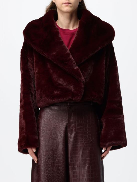 26FW 디스클레이머 코트 55971 CHERRY Burgundy