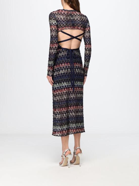 26FW 미소니 롱 원피스 DS26WG0LBR015P SMSPV Multicolor - MISSONI