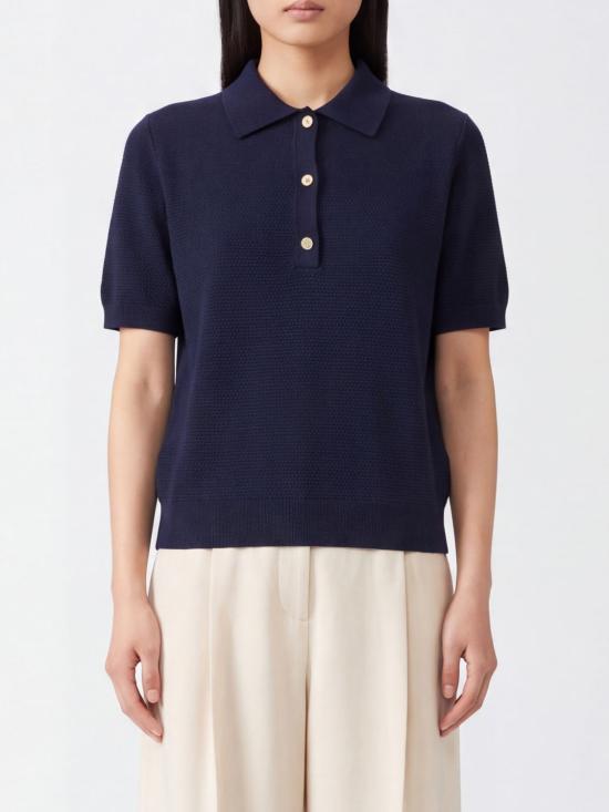 26FW 에스막스마라 폴로 티셔츠 2629366051600 007 Black - 'S MAX MARA