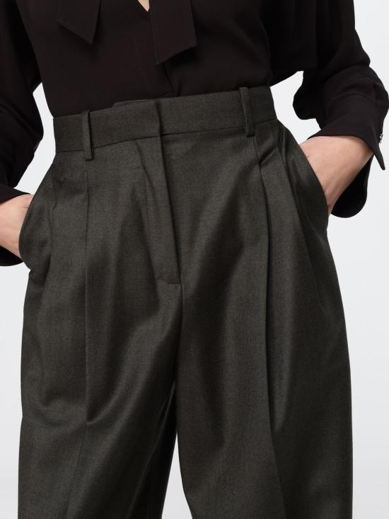 26FW 아뇨나 팬츠 T71001YU1142 E73 Charcoal - AGNONA