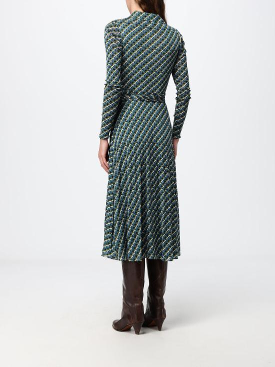 26FW 다이앤 본 퍼스텐버그 롱 원피스 D805AMESH SPPTO Multicolor - DIANE VON FURSTENBERG