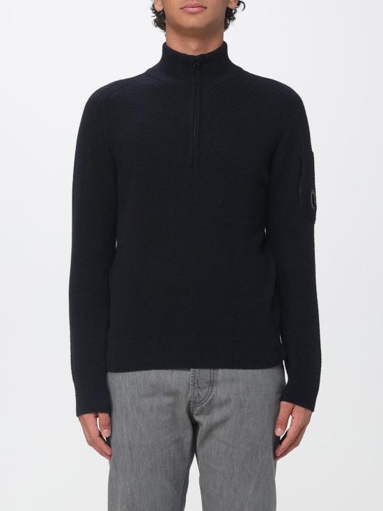 26FW 씨피 컴퍼니 집업 니트 21CMKN298A006170A 999 Black