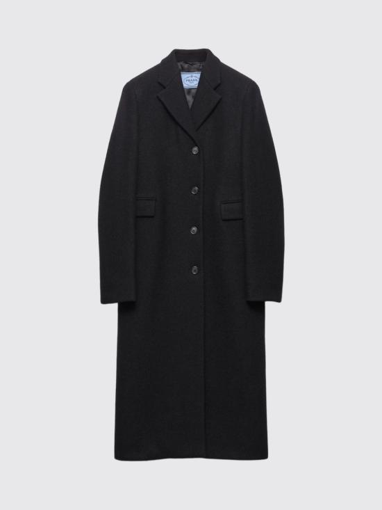 26FW 프라다 리나일론 개버딘 크롭 블루종 재킷 P666TG6111 F0002 Black