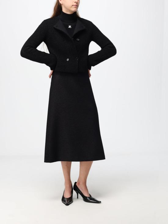 26FW 쿠레쥬 자켓 326MVE173FI0086 9999 Black - COURREGES