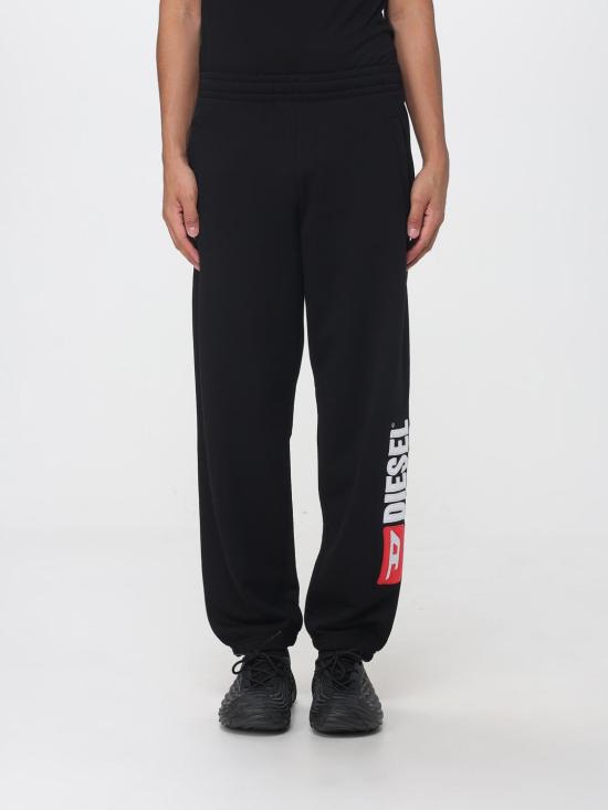 26FW 디젤 p-marky-div 스웻 팬츠 A200260GEAD 9XX Black
