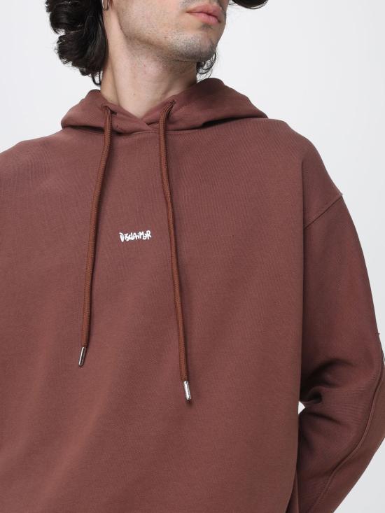 26FW 디스클레이머 후드 티셔츠 55700 CIOCCOLATO Brown - DISCLAIMER