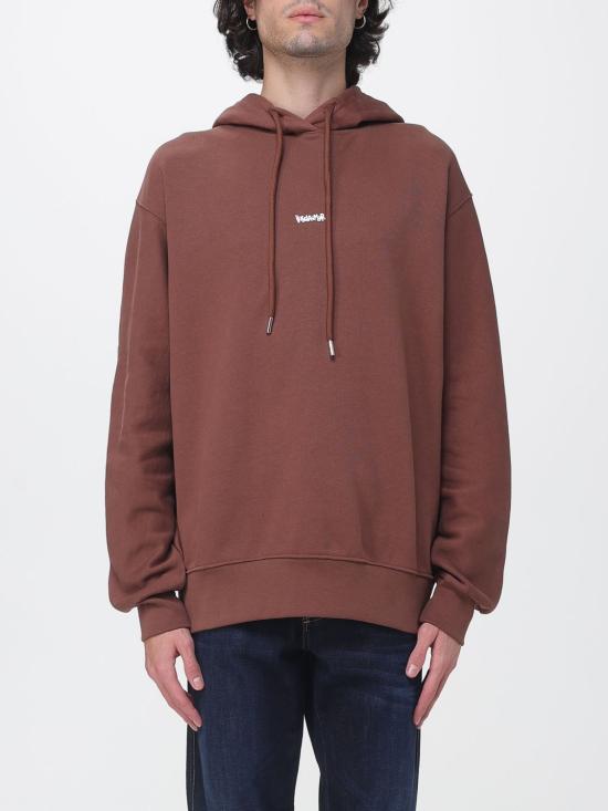 26FW 디스클레이머 후드 티셔츠 55700 CIOCCOLATO Brown