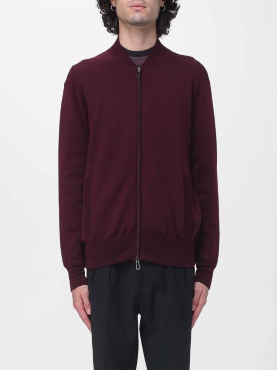 26FW 파올로 페코라 집업 니트 A018F001 7635 Burgundy