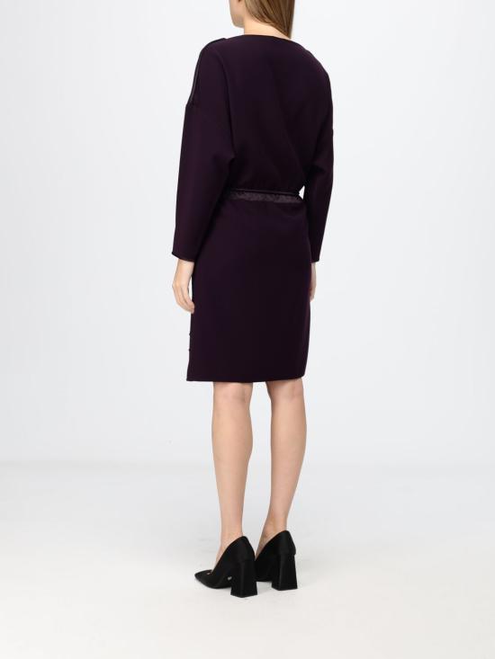 26FW 엠포리오 아르마니 롱 원피스 EW004297AF10206 UA140 Violet - EMPORIO ARMANI