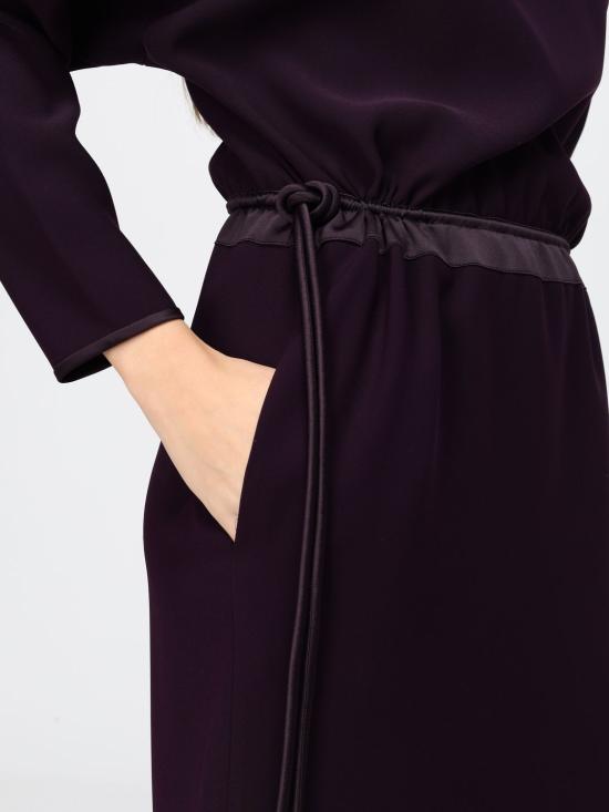 26FW 엠포리오 아르마니 롱 원피스 EW004297AF10206 UA140 Violet - EMPORIO ARMANI