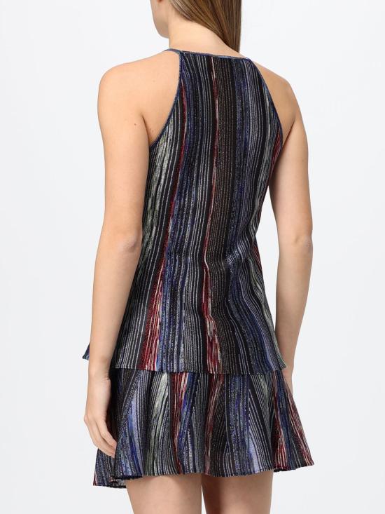 26FW 미소니 민소매 티셔츠 DS26WK07BK01K9 SMSPH Blue - MISSONI