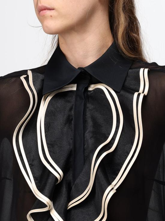 26FW 엘리자베타프랜치 셔츠 CA21067E2 685 Black - ELISABETTA FRANCHI