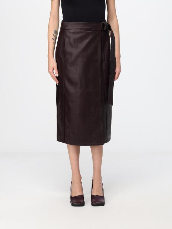 26FW 다이앤 본 퍼스텐버그 스커트 S093LLSIN WANUT Brown