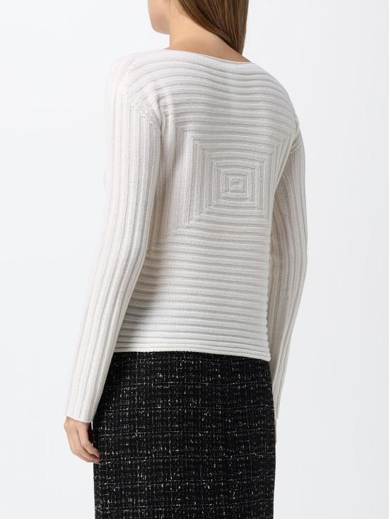 26FW 엠포리오 아르마니 스웨터 EW005022AF27241 U0001 White - EMPORIO ARMANI