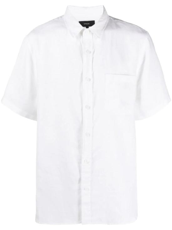  빈스 셔츠 MS1581391 137OWT White