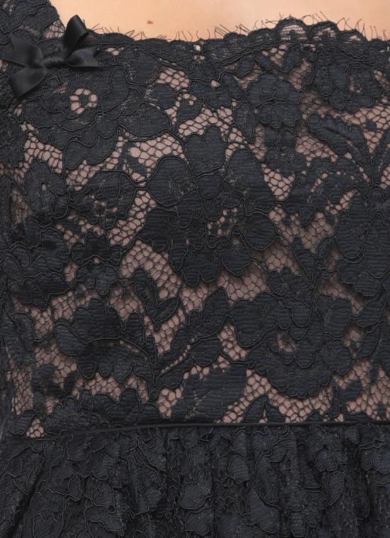 26FW 셀프 포트레이트 원피스 SC26029MABBLACK FINE LACE PEPLUMBLACK - SELF PORTRAIT