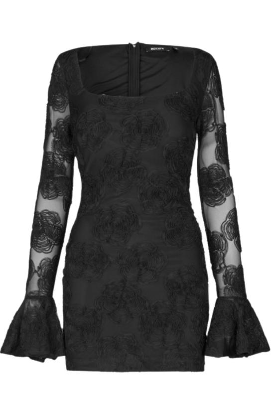 26FW 로테이트 원피스 116832100 099 Black